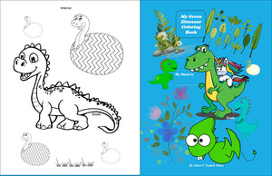 My Green Dinosaur Coloring Book