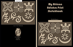 My African Adinkra Print Sketchbook