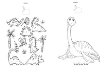 Load image into Gallery viewer, My Green Dinosaur Coloring Book
