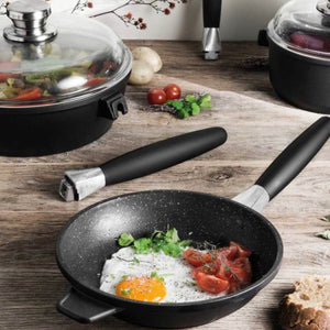 BergHOFF Eurocast Non-stick 11 Piece Cookware Set - Black