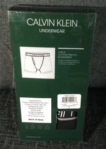 Men’s Calvin Klein Cotton Stretch Boxer Briefs - 3pack - M