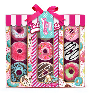 Winter in Venice Doughnut Bath Bombs 9x100g Gift Set