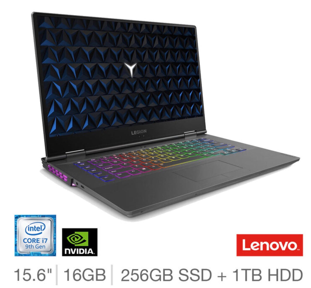 Lenovo Legion Y740, Intel Core i7, 16GB RAM, 256GB SSD + 1TB HDD 15.6inch Laptop