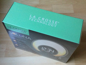 La Crosse Technology Soluna Light Alarm Clock 5 Light Modes 20 Colour Options