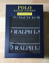 Load image into Gallery viewer, Polo Ralph Lauren Boxer Shorts 3pack Black-M
