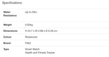 Load image into Gallery viewer, Fitbit Charge 4, Health and Fitness Tracker in Rosewood
