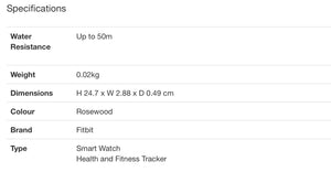 Fitbit Charge 4, Health and Fitness Tracker in Rosewood