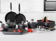 Load image into Gallery viewer, BergHOFF Eurocast Non-stick 11 Piece Cookware Set - Black
