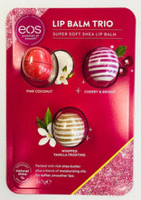 Load image into Gallery viewer, EOS Lip Balm Trio With Shea Butter &amp; Jojoba Oil 3x7g Gift Set
