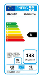 Samsung QE43LS05TAUXXU, The Sero, 43 Inch QLED, 4K Ultra HD Smart Television