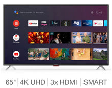 Load image into Gallery viewer, Sharp 4T-C65BL5KF2AB 65 Inch 4K Ultra HD Smart Android Television
