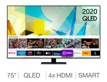 Load image into Gallery viewer, Samsung QE75Q80TATXXU 75 Inch QLED 4K Ultra HD Television - Black

