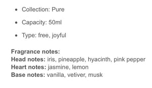FM 34 Pure Collection Perfume for Her by Federico Mahora 50ml.