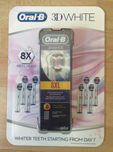 Load image into Gallery viewer, Oral-B 3D White 8X Refill Heads for electric toothbrushes, Advanced Cleaning &amp; Whitening
