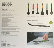 Load image into Gallery viewer, Joseph Joseph Elevate 6 Piece Kitchen Tool Set With Integrated Tool Rests
