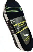 Load image into Gallery viewer, Men’s Skechers Sport No Show Non Slip 8pack One Size Socks
