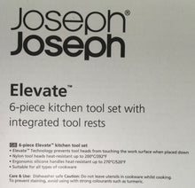 Load image into Gallery viewer, Joseph Joseph Elevate 6 Piece Kitchen Tool Set With Integrated Tool Rests
