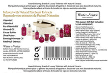 Load image into Gallery viewer, Winter In Venice Toiletries Jewellery Case - With Natural Patchouli Extracts - Gift Set
